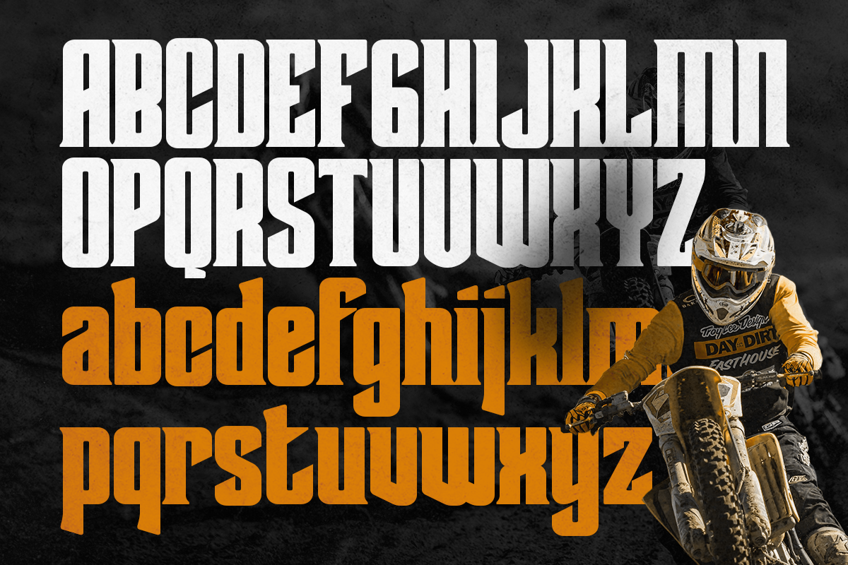 Crosride - Sport Display Font, a Sans Serif Font by Gilar Studio (Photo 10 of 14)