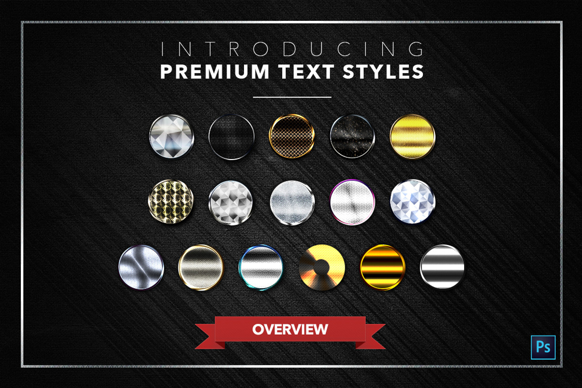 Diamond & Metal #2 - 16 Text Styles, a Layer Style Add-On by Jonas Stensgaard (Photo 19 of 19)