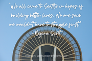 Seattle, a Script Font by Fashion Creative (Thumbnail 2 of 7)