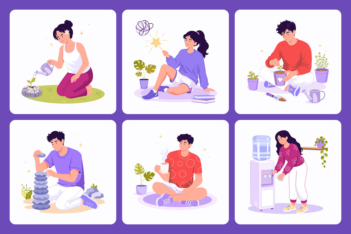 Animated Health & Wellness Set, a Healthcare Illustration by Creative Stall (Photo 3 of 4)