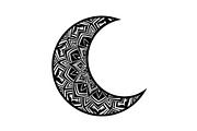 Mandala Crescent Moon Bundle, an Illustration by Designs_River (Thumbnail 3 of 31)