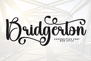 Bridgerton | Script Font, a Handwritten Font by Scratchones (Thumbnail 1 of 9)