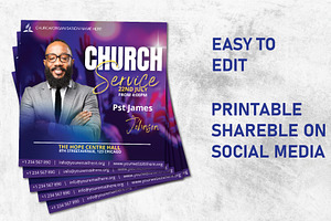 Church Flyer Canva Template