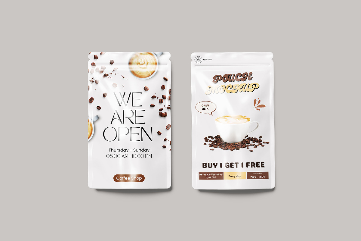Pouch Mockup, a Packaging Mockup by NyakBiett (Photo 5 of 11)