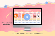 Content Calendar for Google Sheets, a Social Media Template by Kurly Creative (Thumbnail 8 of 9)