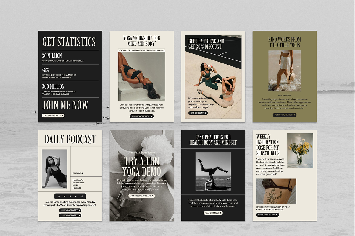 Evania | Canva Marketing Bundle, a Marketing Template by Rare Muse (Photo 3 of 11)