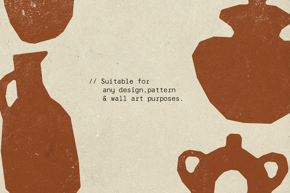 Modern Pottery Silhouettes, an Object Illustration by Tekuni (Photo 3 of 11)