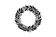 Botanical Floral Wreath SVG Bundle, an Illustration by Designs_River (Thumbnail 10 of 31)