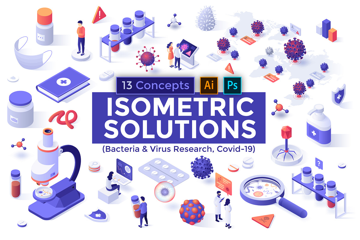 Isometric Solutions Mini. Part 7, a Templates & Theme by Andrew Kras Design (Photo 1 of 15)