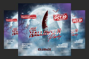 Halloween Party Flyer Template