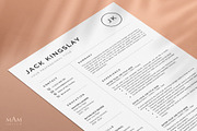 Resume CV Template with Logo, a Resume Template by MAM Design (Thumbnail 4 of 10)