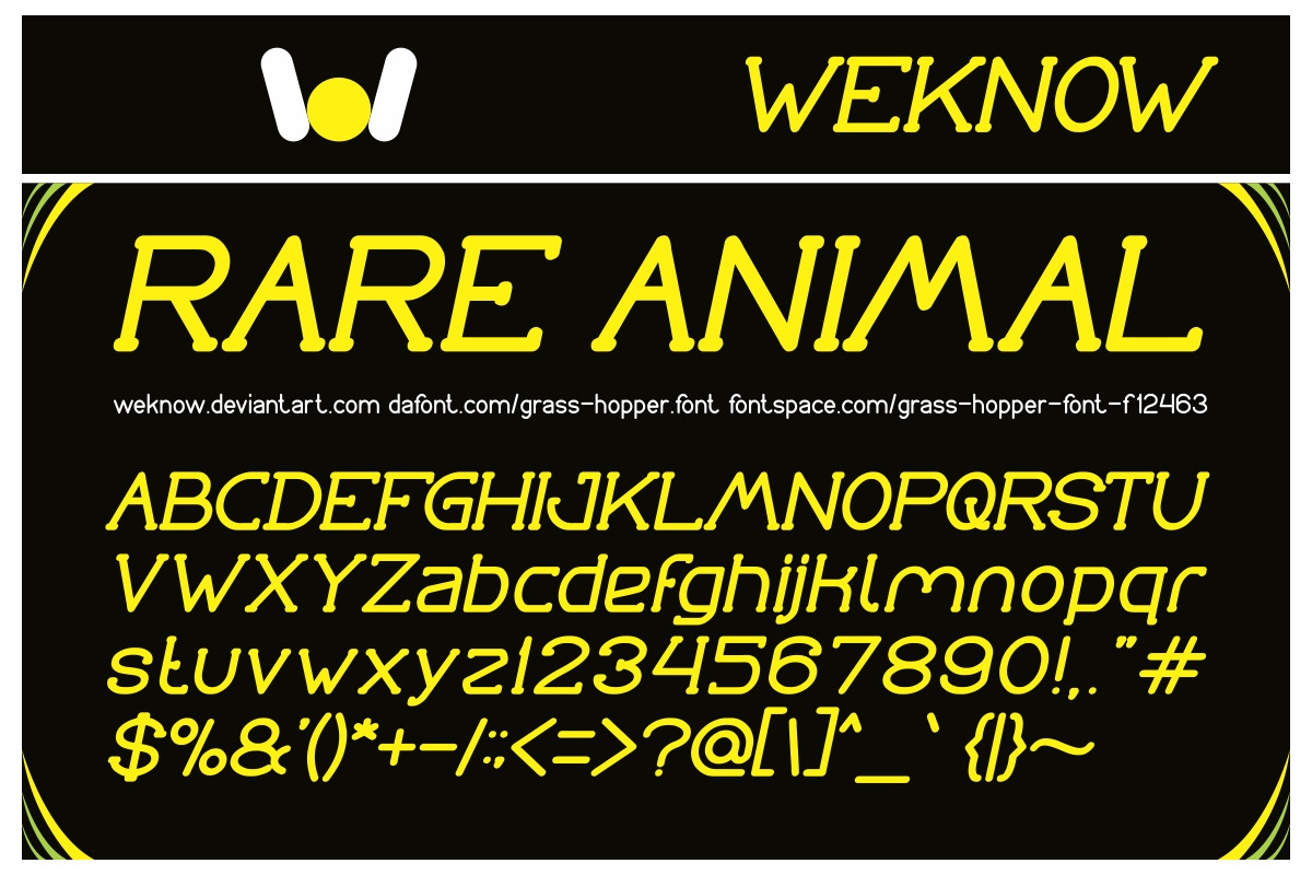 grasshopper font