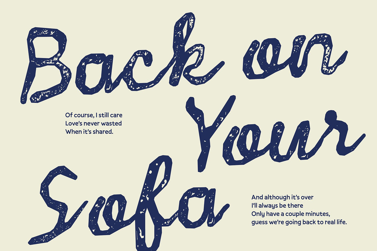 CS Melanie Stamp, a Script Font by Craft Supply Co. (Photo 2 of 8)