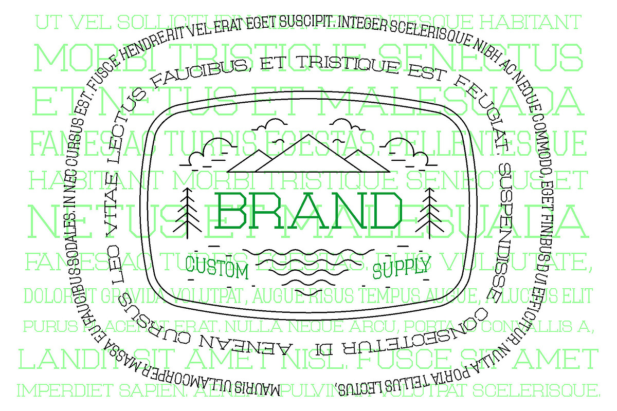 COLLEGE, a Serif Font by Brainware Graphic (Photo 3 of 5)