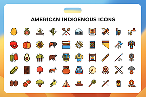 American Indigenous Icons, a Duotone Icon by Wencory