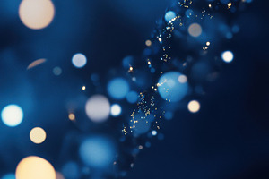 Nights bright bokeh lights, a Photo by Beautiful things
