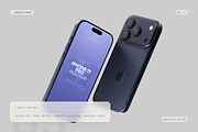iPhone 17 Pro Mockup, an iPhone Mockup by Toasin Studio (Thumbnail 5 of 7)