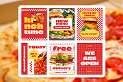 Canva | Restaurant Instagram Kit, a Social Media Template by Jiwstudio (Thumbnail 4 of 14)