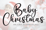 Baby Christmas | Script Font, a Handwritten Font by Scratchones (Thumbnail 1 of 8)