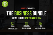 The Business Presentations Bundle, a Presentation Template by Creative Slides (Thumbnail 1 of 8)