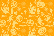 Halloween Seamless Patterns, a Pattern Graphic by TAlex (Thumbnail 4 of 6)