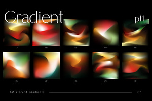 60 Customizable Gradients