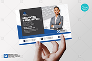 Accounting Company Services Postcard, a Card Template by PSDPixel (Thumbnail 4 of 4)