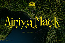 Airiya Mack - Serif Typeface Font