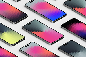 6-Pack Phone Wallpaper Bundle, a Graphic by Chromaform Studio