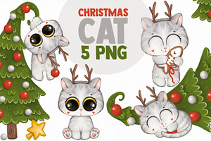 Christmas cat