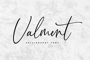Valment Calligraphy Font, a Script Font by Pen Culture (Thumbnail 1 of 9)