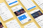 Flight Search, Airline Booking App, an App Template by nagaredesignstudio (Thumbnail 1 of 2)