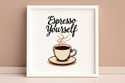 Espresso Yourself – Fun Coffee #1, an Illustration by Awieee1 (Thumbnail 4 of 4)
