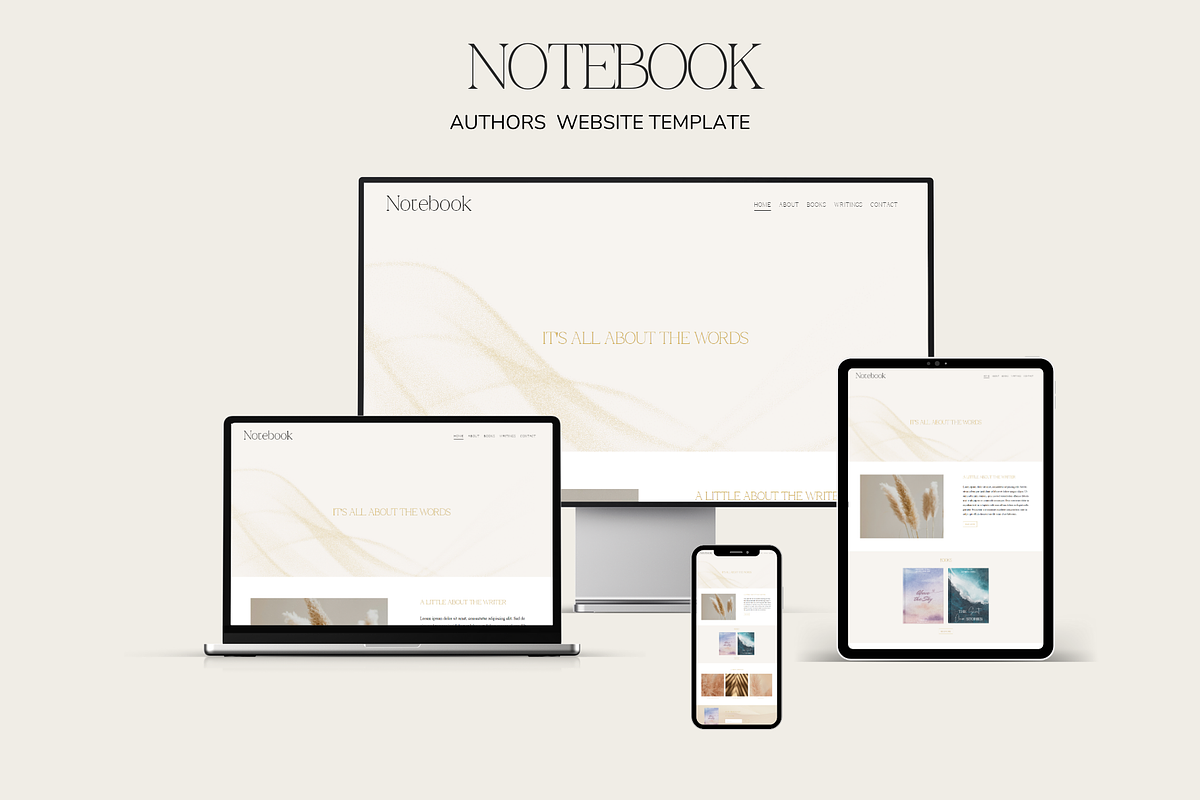 Notebook Squarespace 7.1 Template, a Squarespace Template by Beliveart (Photo 2 of 4)