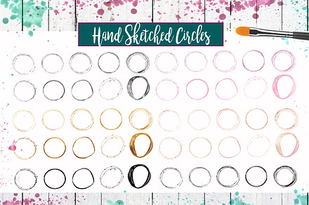 Hand Drawn Circle Graphics