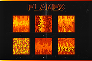 Flames seamless patterns pack, a Pattern Graphic by Gudiny (Thumbnail 7 of 11)