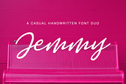 Jemmy script DUO, a Handwritten Font by supfonts (Thumbnail 1 of 7)