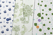 Seamless vector Floral Pattern set, a Pattern Graphic by FleurArt (Thumbnail 12 of 16)