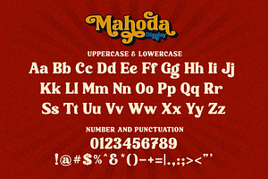 Mahoda Display Retro Serif Font