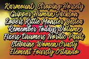 Broline - Bold Script Logotype, a Script Font by tebaltipislab (Thumbnail 4 of 11)