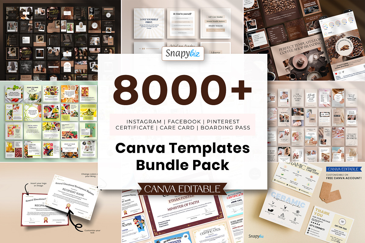 Ultimate Mega Template Bundle Pack, a Social Media Template by Snapybiz (Photo 2 of 13)