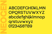 Neogen - Elegant Geometric Typeface, a Sans Serif Font by Sign Studio (Thumbnail 13 of 15)
