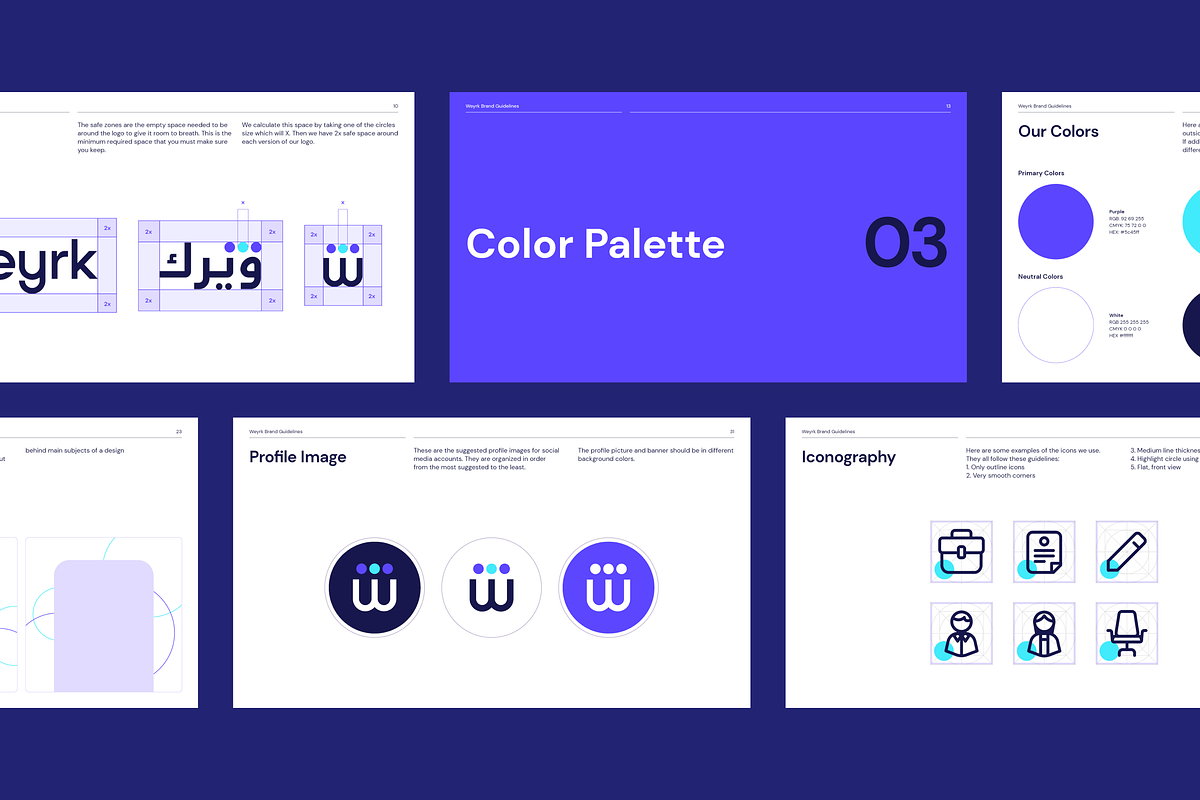 Werk - Brand identity Guidelines, a Branding & Logo Template by Hamdi Designs (Photo 3 of 11)