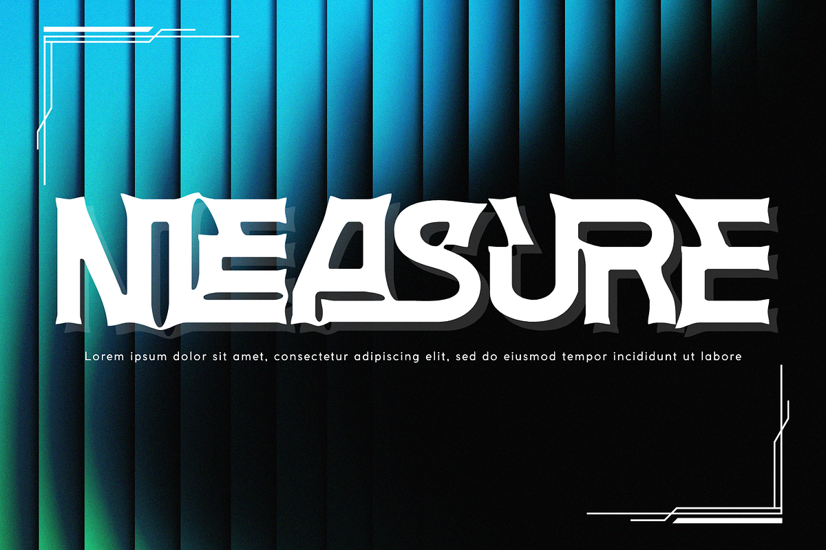 CLASSICAL LETTERING - CYBERPUNK FONT, a Serif Font by 177Studio (Photo 5 of 8)