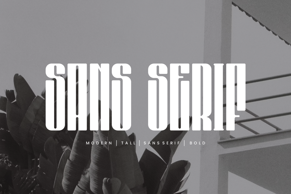 Gomedievar - Tall Font, a Sans Serif Font by QR Design Studio (Photo 2 of 9)