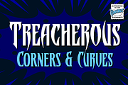 Treacherous Curves & Corners font, a Blackletter Font by Comicraft Fonts (Thumbnail 1 of 5)