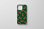 American football seamless pattern, a Pattern Graphic by Viktorijareut (Thumbnail 2 of 2)