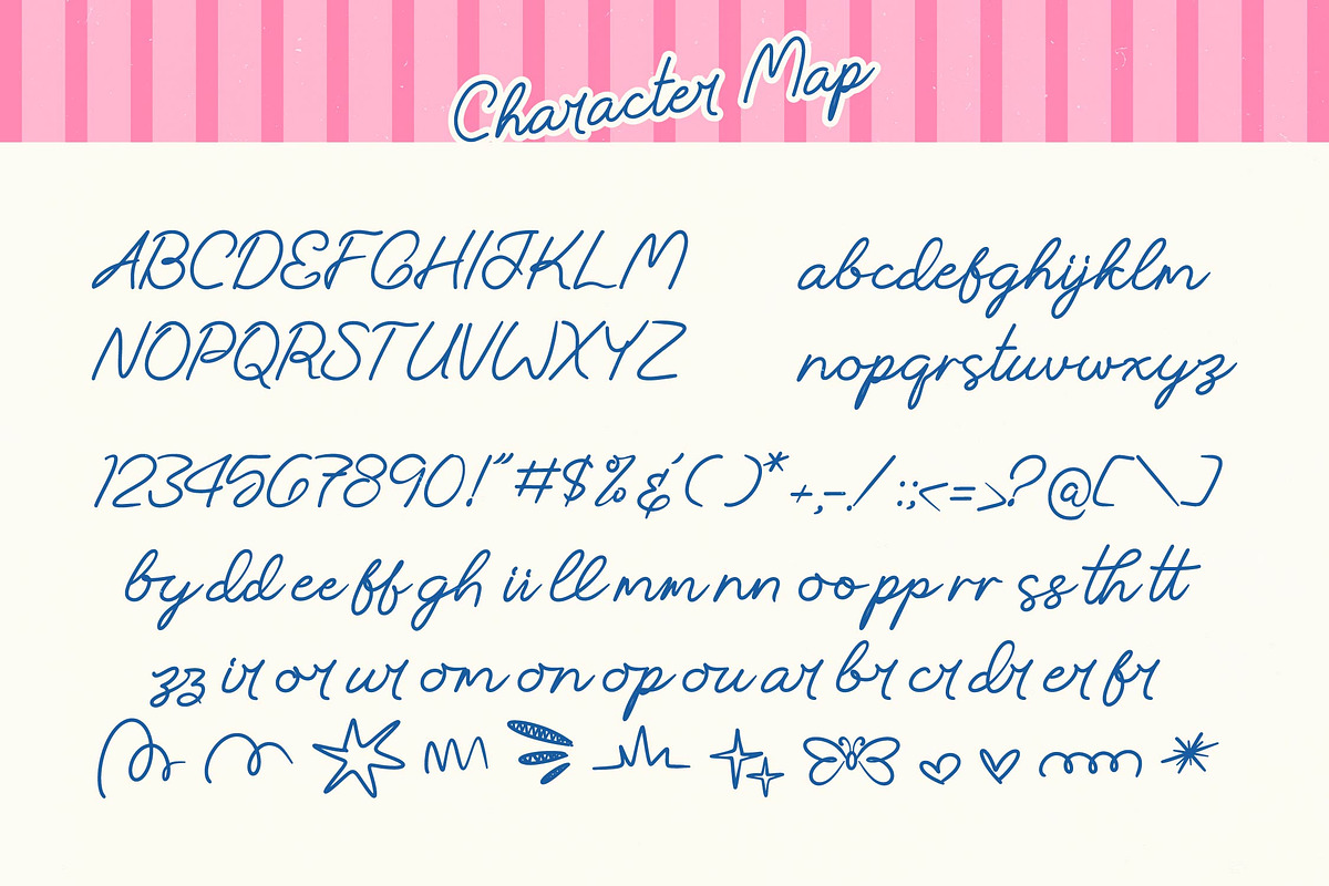 Working Youth Cute Handwritten, a Script Font by stylishtype.co (Photo 8 of 10)