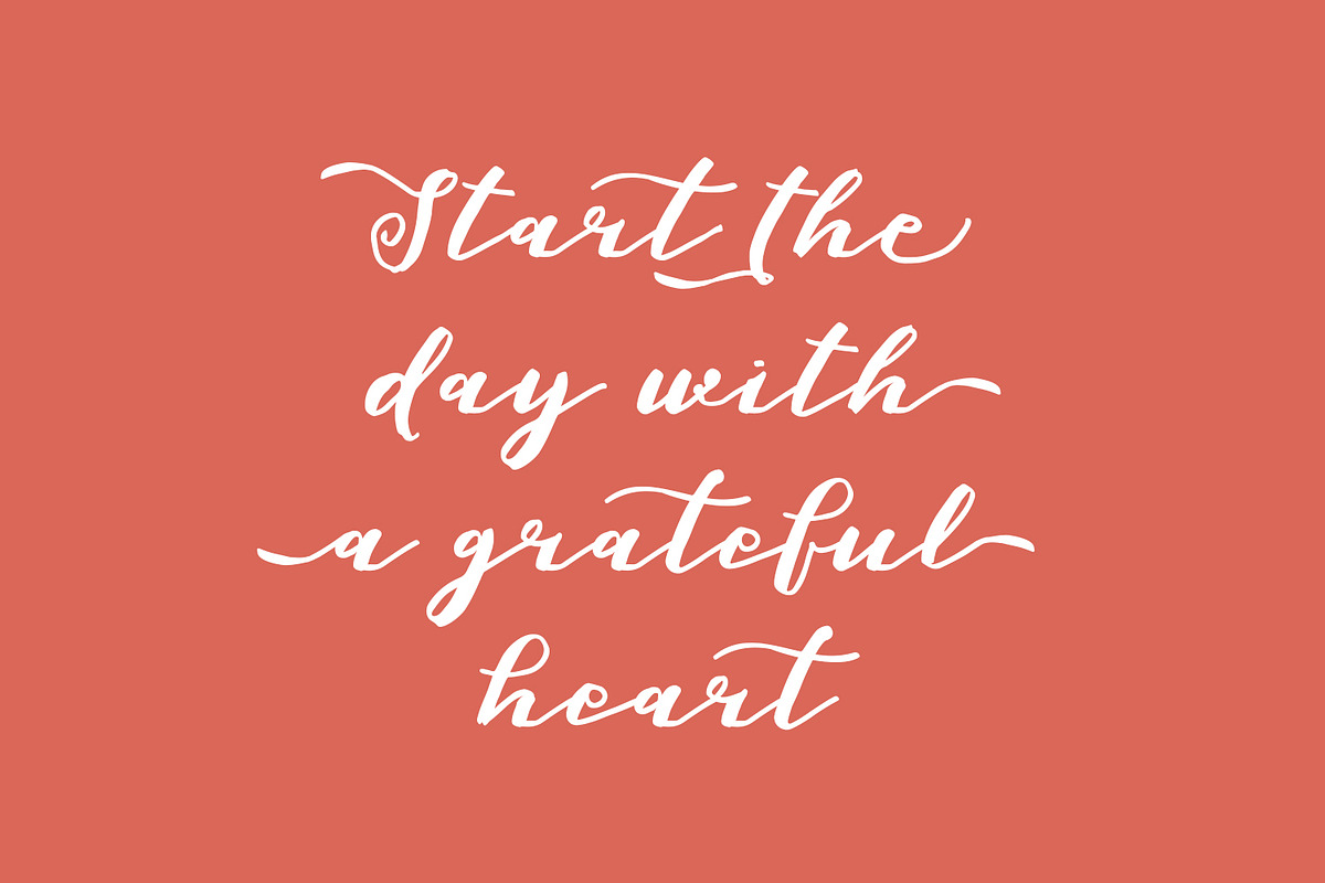 Grateful Story - a handwritten font, a Handwritten Font by Siwox Studios (Photo 3 of 9)