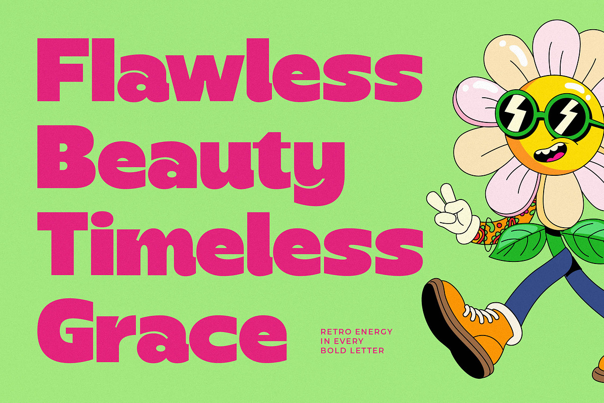 Cegha Groovy Bold Display Sans, a Sans Serif Font by timelesstype.co (Photo 7 of 15)